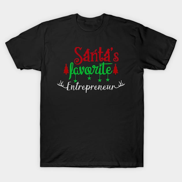 I am an entrepreneur ceo funny entrepreneurship santa merch T-Shirt by Houseofwinning